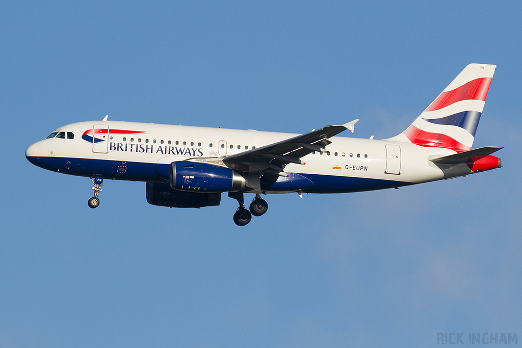 Airbus A319-131 - G-EUPN - British Airways