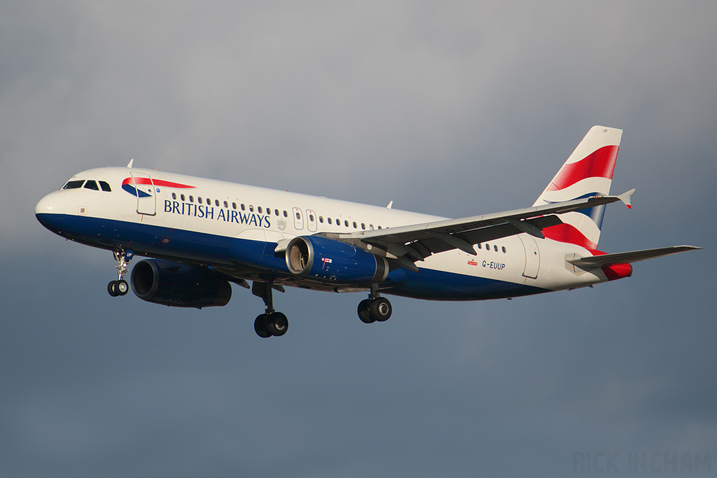 Airbus A320-232 - G-EUUP - British Airways