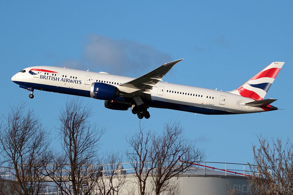 Boeing 787-9 Dreamliner - G-ZBKO - British Airways