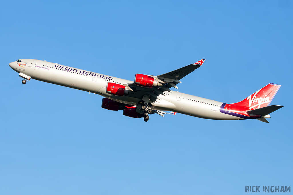 Airbus A340-642 - G-VBLU - Virgin Atlantic