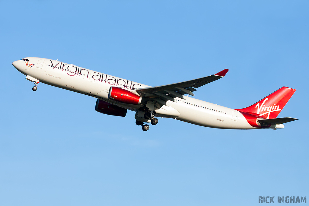 Airbus A330-343E - G-VLUV - Virgin Atlantic