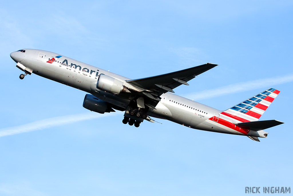 Boeing 777-223ER - N753AN - American Airlines