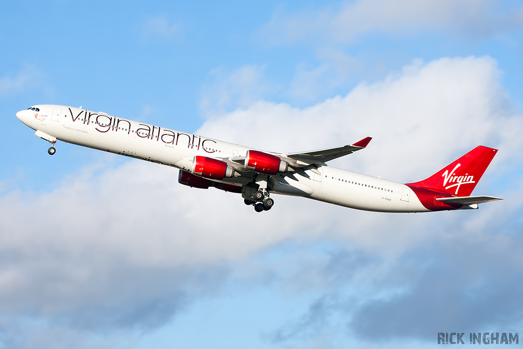 Airbus A340-642 - G-VGAS - Virgin Atlantic