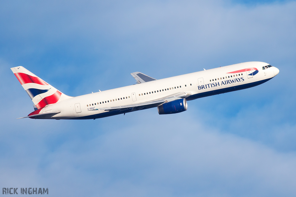 Boeing 767-336ER - G-BNWT - British Airways