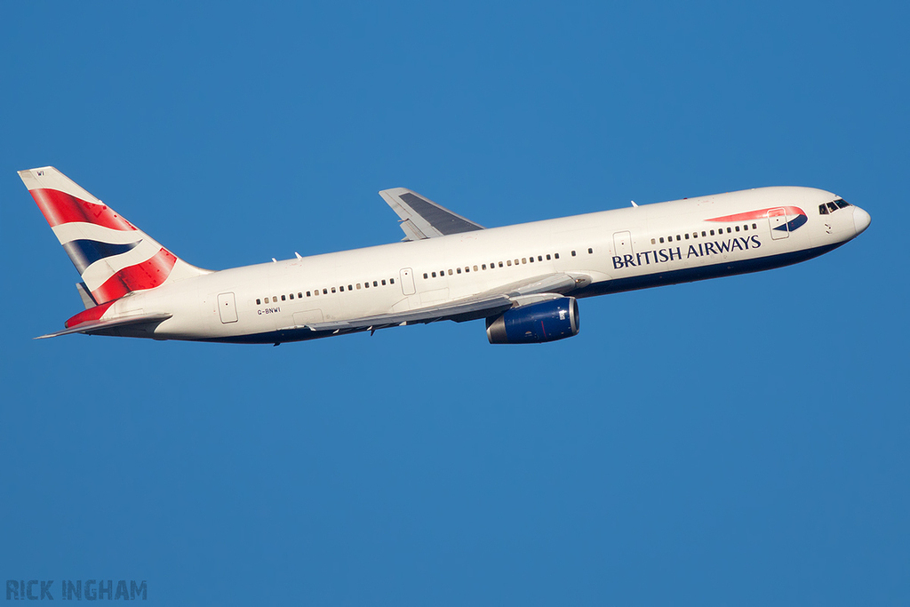 Boeing 767-336ER - G-BNWI - British Airways