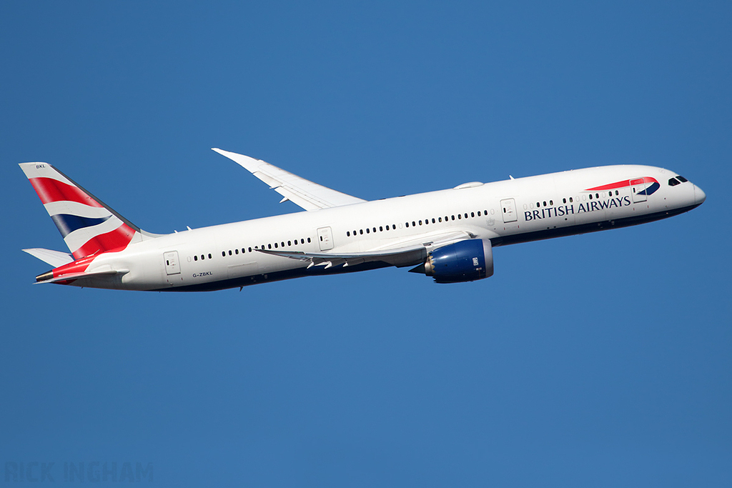 Boeing 787-9 Dreamliner - G-ZBKD - British Airways