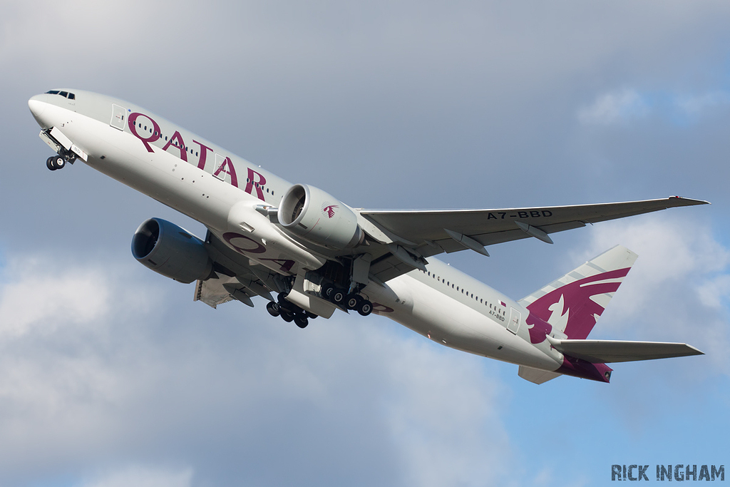Boeing 777-2DZLR - A7-BBD - Qatar Airways