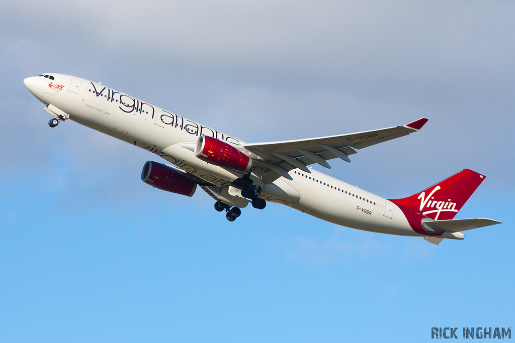 Airbus A330-343 - G-VGBR - Virgin Atlantic