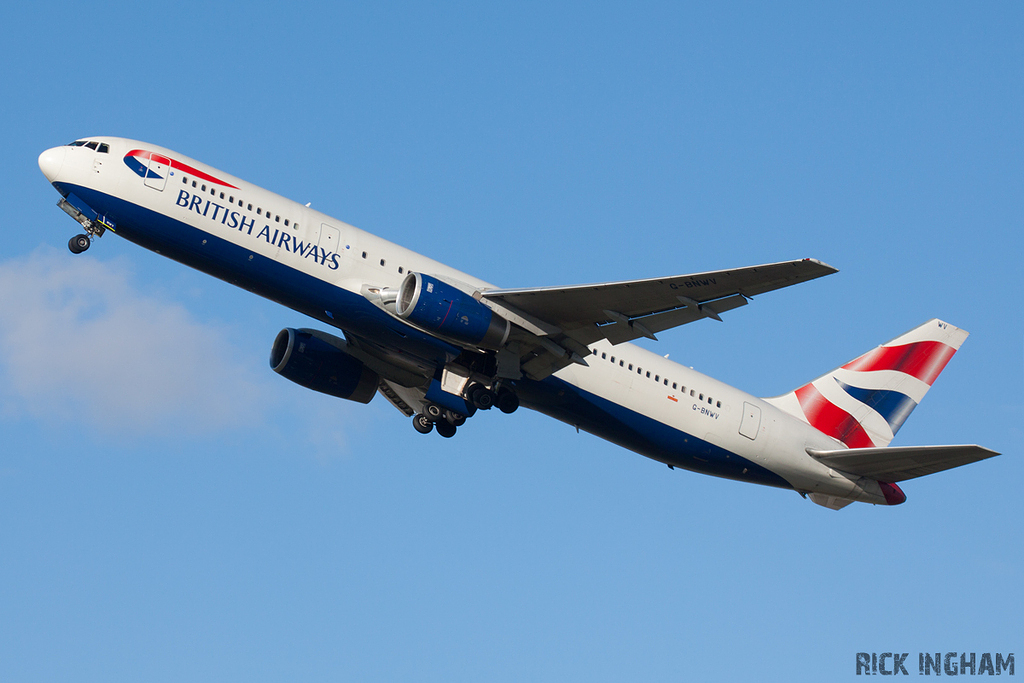 Boeing 767-300ER - G-BNWV - British Airways