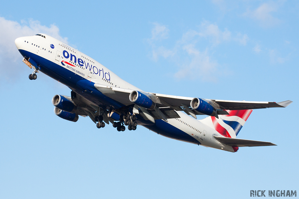 Boeing 747-436 - G-CIVL - OneWorld | British Airways