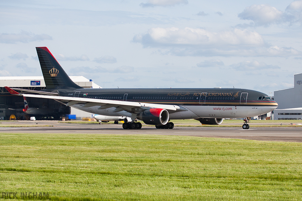 Airbus A330-223 - JY-AIE - Royal Jordanian Airlines