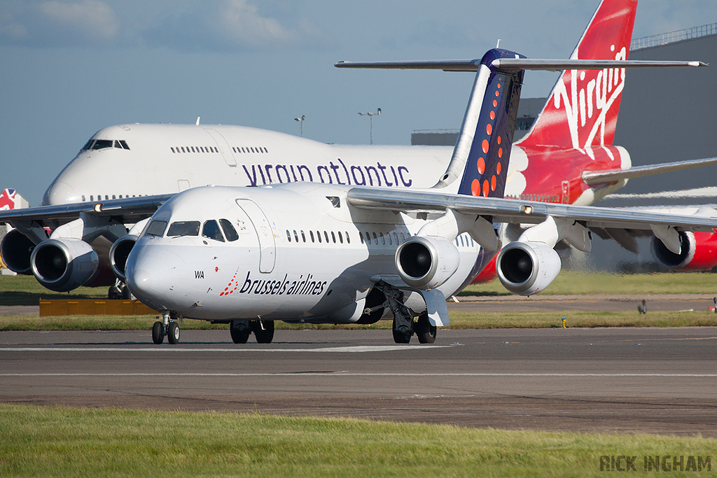 BAE Avro RJ-100 - OO-DWA - Brussels Airlines