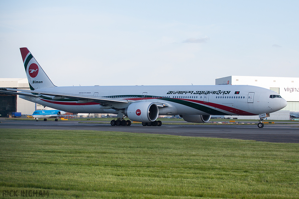 Boeing 777-3E9ER - S2-AFP - Biman Bangladesh Airlines