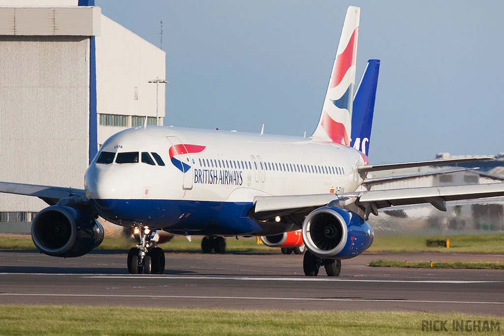 Airbus A320-232 - G-EUUA - British Airways