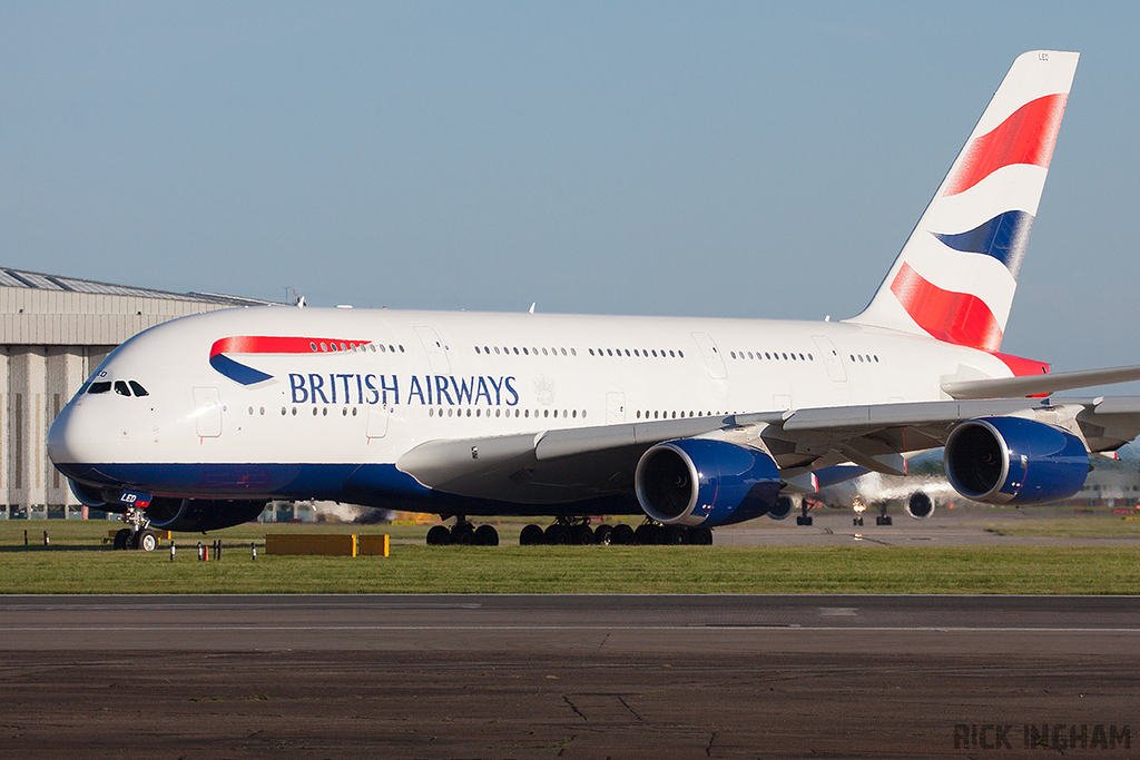 Airbus A380-841 - G-XLED - British Airways