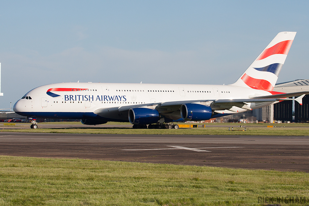 Airbus A380-841 - G-XLED - British Airways