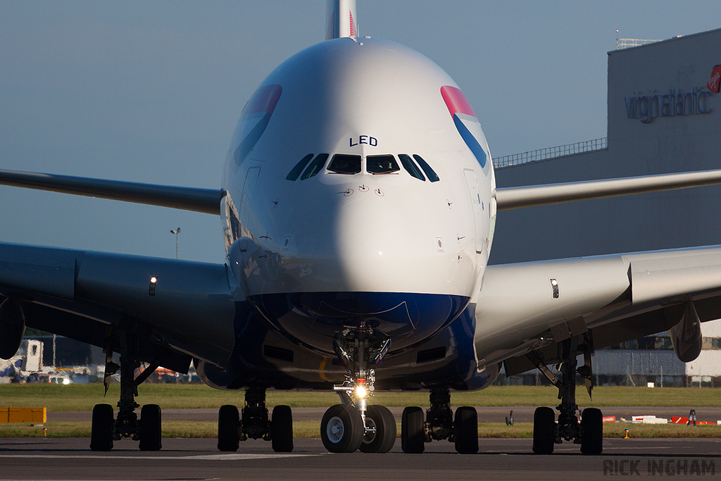 Airbus A380-841 - G-XLED - British Airways