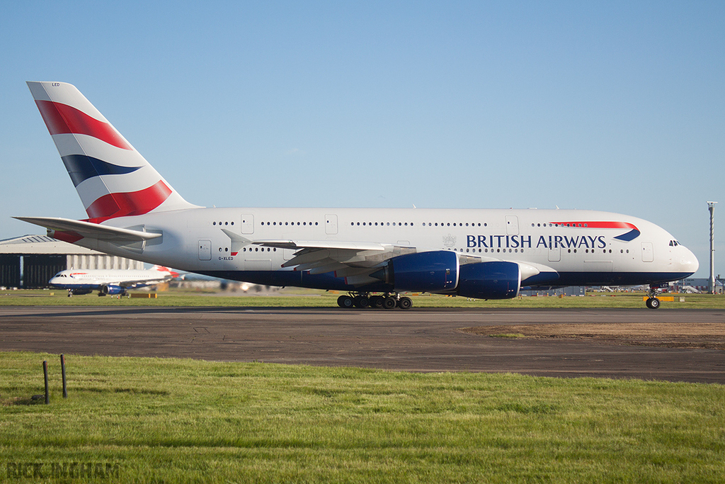 Airbus A380-841 - G-XLED - British Airways