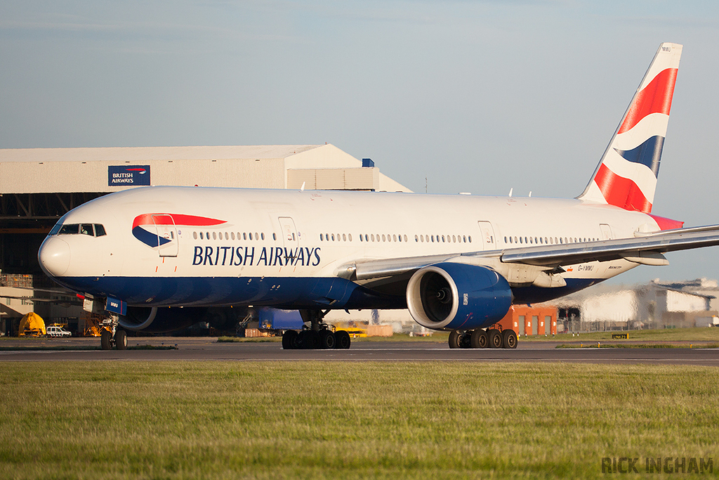 Boeing 777-236ER - G-YMMU - British Airways