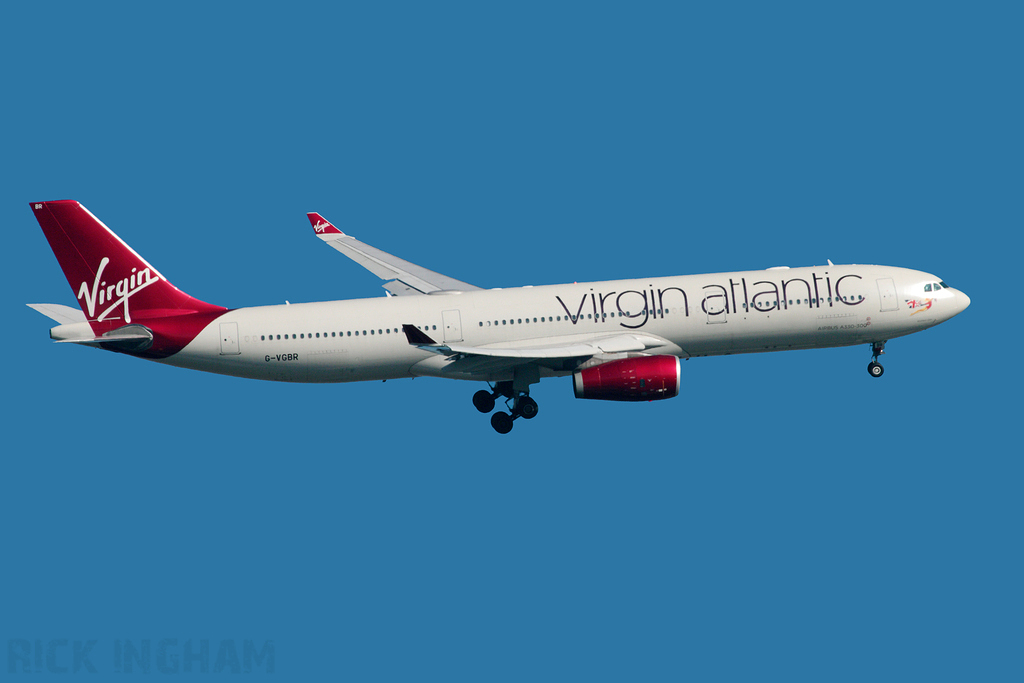 Airbus A330-343 - G-VGBR - Virgin Atlantic