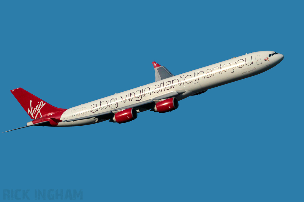 Airbus A340-642 - G-VNAP - Virgin Atlantic