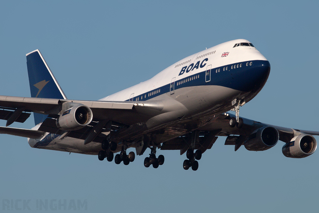 Boeing 747-436 - G-BYGC - BOAC (British Airways)