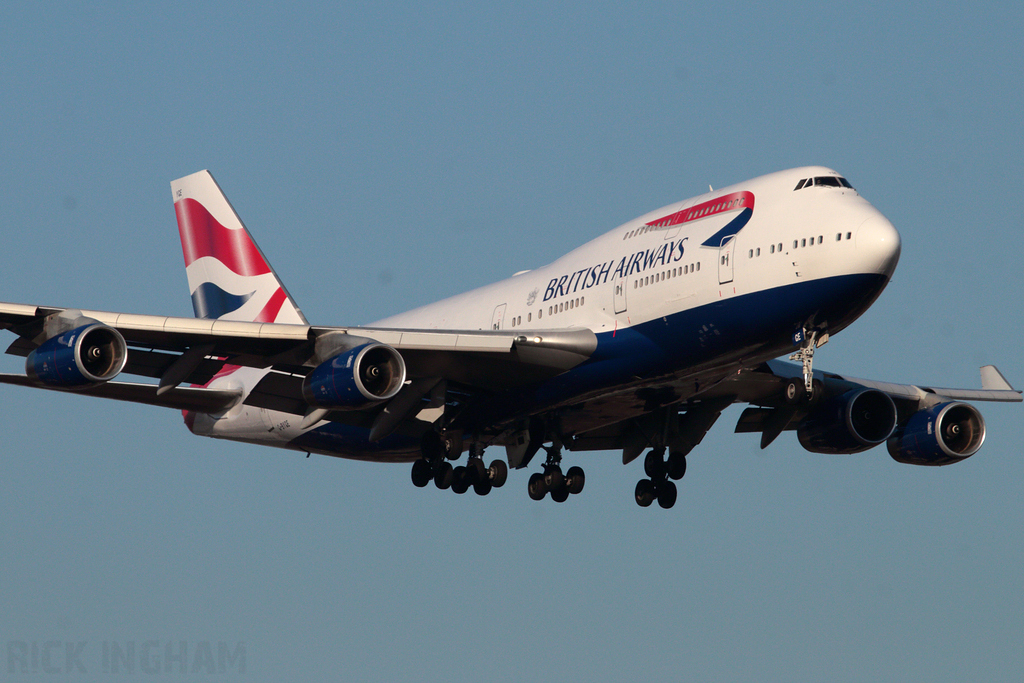 Boeing 747-436 - G-BYGE - British Airways