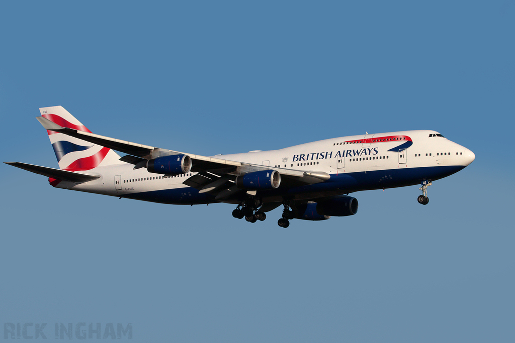 Boeing 747-436 - G-BYGE - British Airways