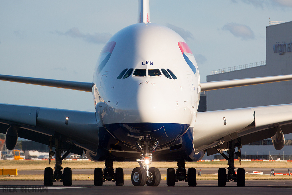 Airbus A380-841 - G-XLEB - British Airways