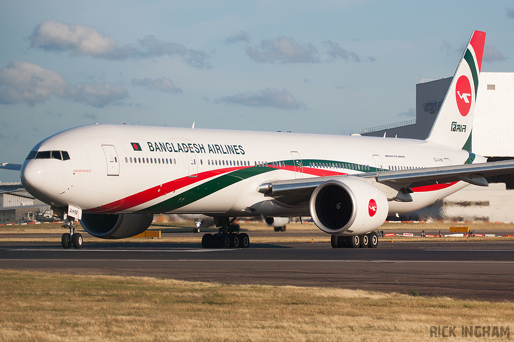 Boeing 777-3E9ER - S2-AHM - Biman Bangladesh Airlines