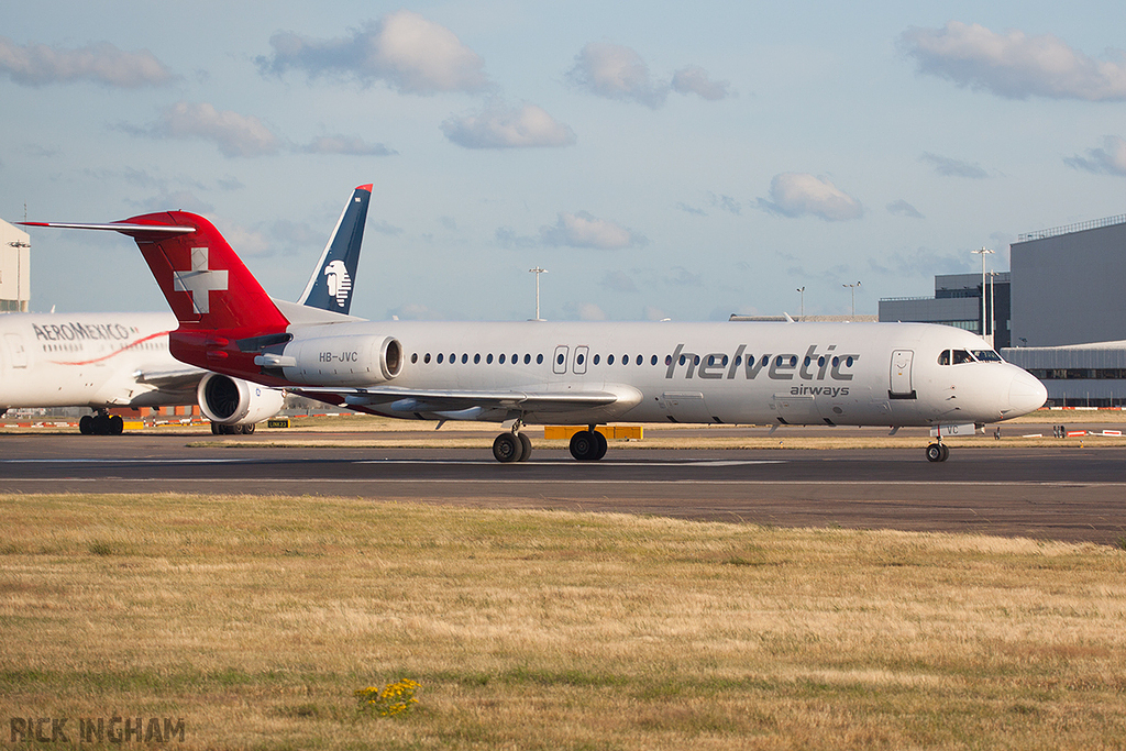 Fokker 100 - HB-JVC - Helvetic Airways