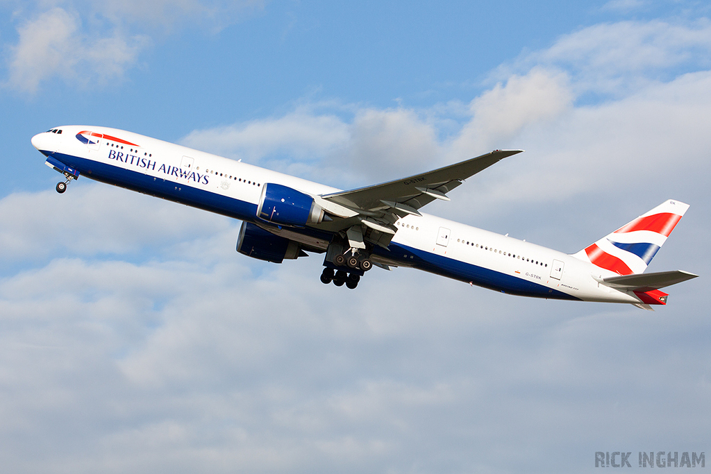 Boeing 777-336ER - G-STBK - British Airways