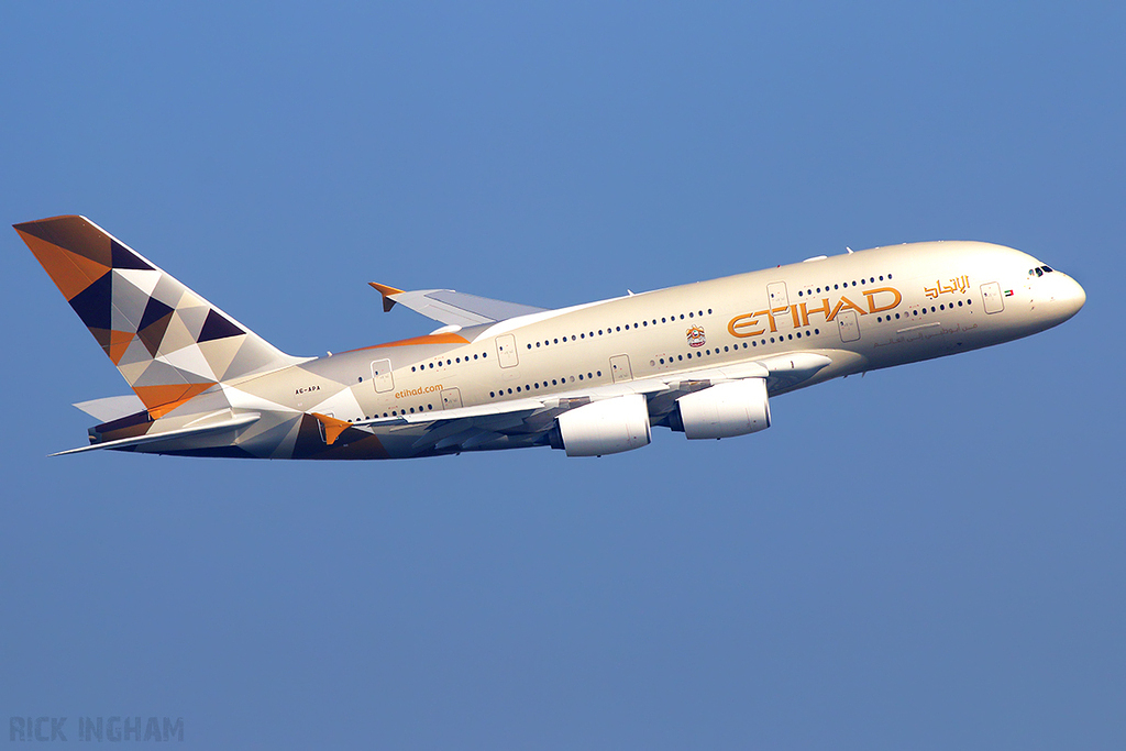 Airbus A380-861 - A6-APA - Etihad Airways