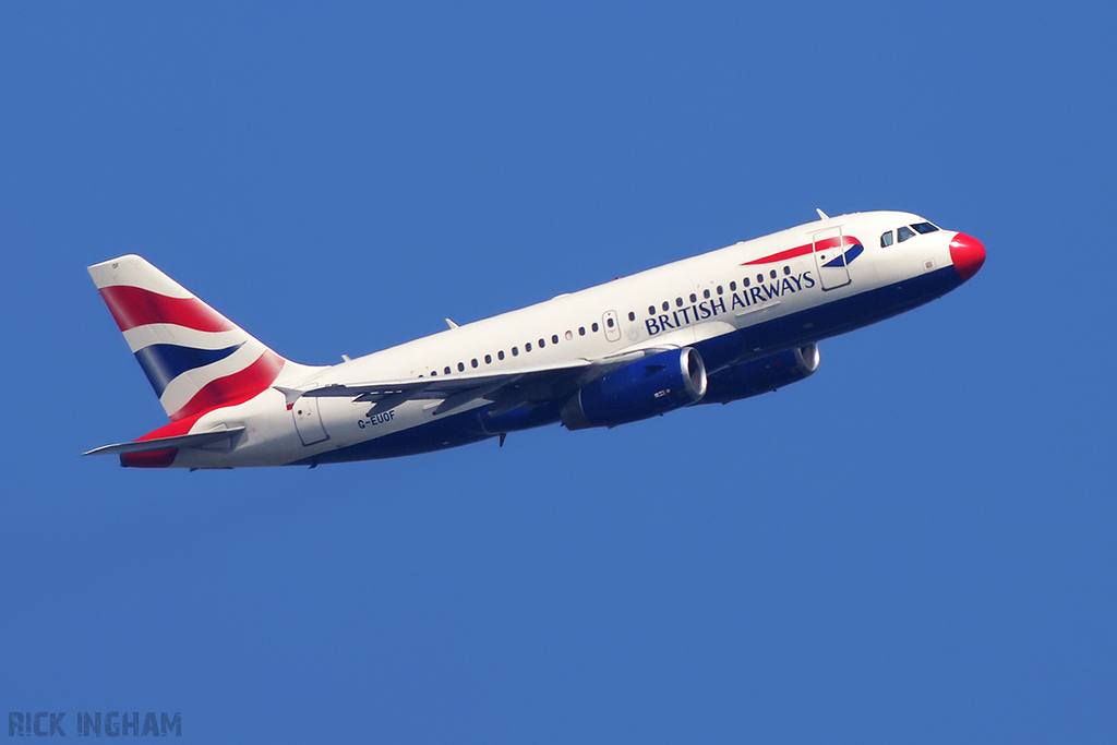 Airbus A319-131 - G-EUOF - British Airways