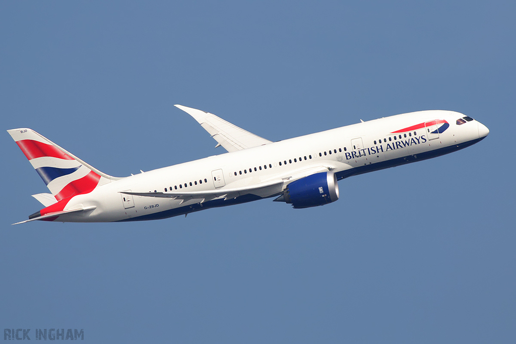 Boeing 787-8 Dreamliner - G-ZBJD - British Airways