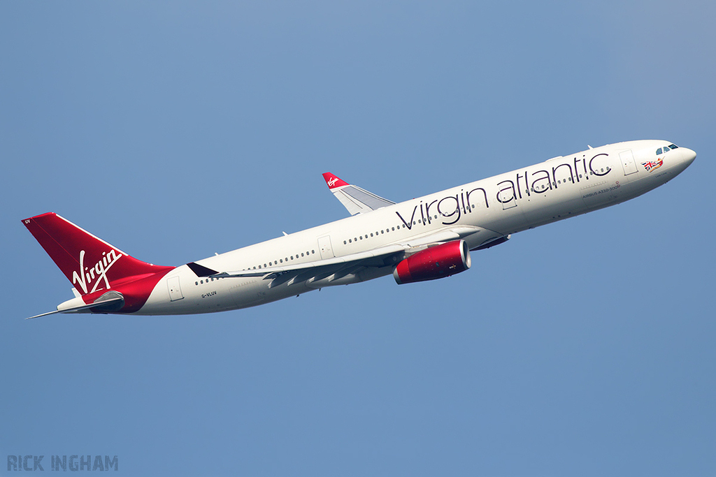 Airbus A330-343E - G-VLUV - Virgin Atlantic