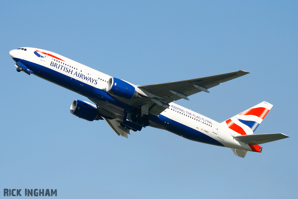 Boeing 777-236ER - G-YMMR - British Airways