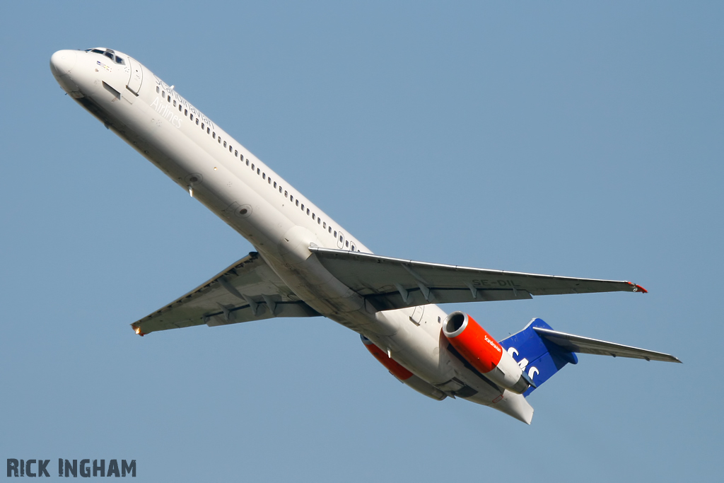 McDonnell Douglas MD-82 - SE-DIL - Scandinavian Airlines