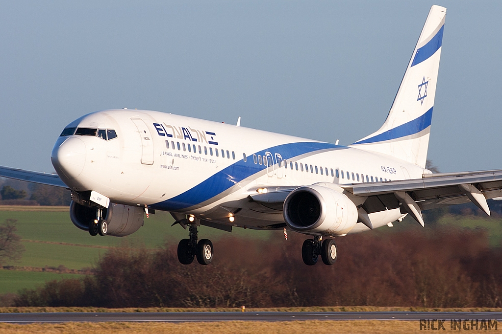 Boeing 737-8Q8WL - 4X-EKP - El Al