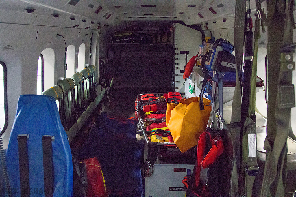 Cabin of Sikorsky S-92A - G-MCGZ - Coast Guard