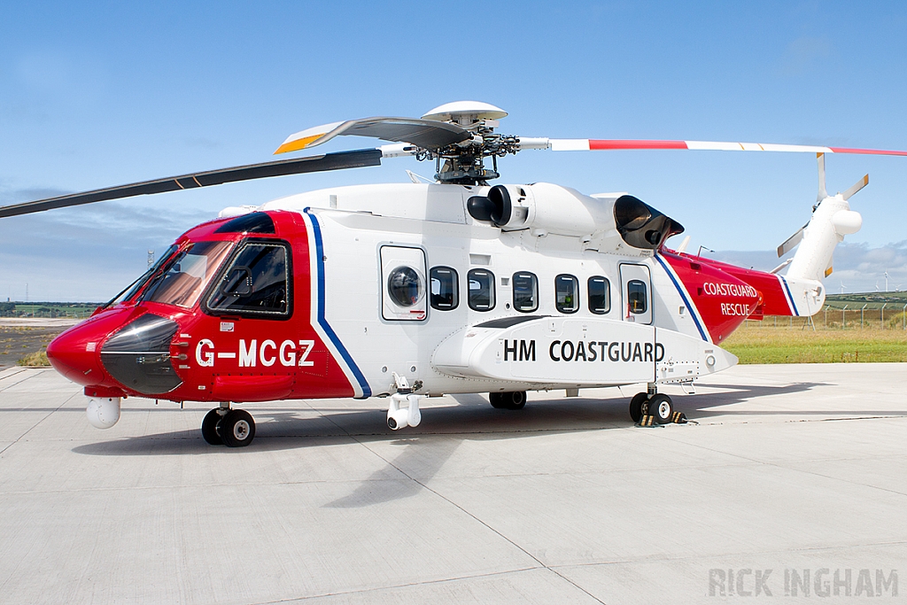 Sikorsky S-92A - G-MCGZ - Coast Guard