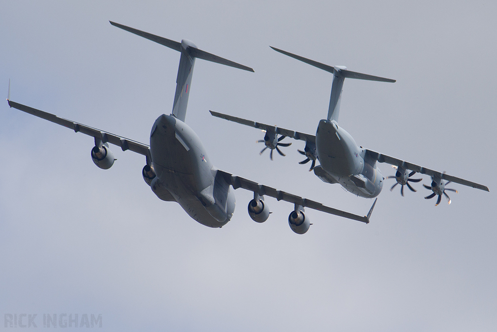 Boeing C-17A Globemaster III - ZZ174 + Airbus A400M - ZM404 - RAF