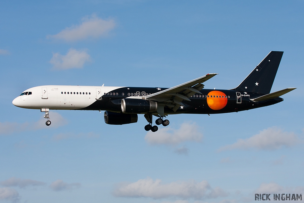 Boeing 757-256 - G-ZAPX - Titan Airways