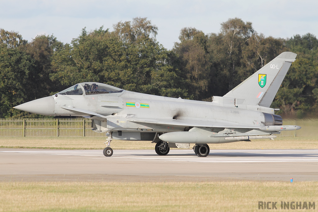 Eurofighter Typhoon FGR4 - ZJ918/QO-L - RAF