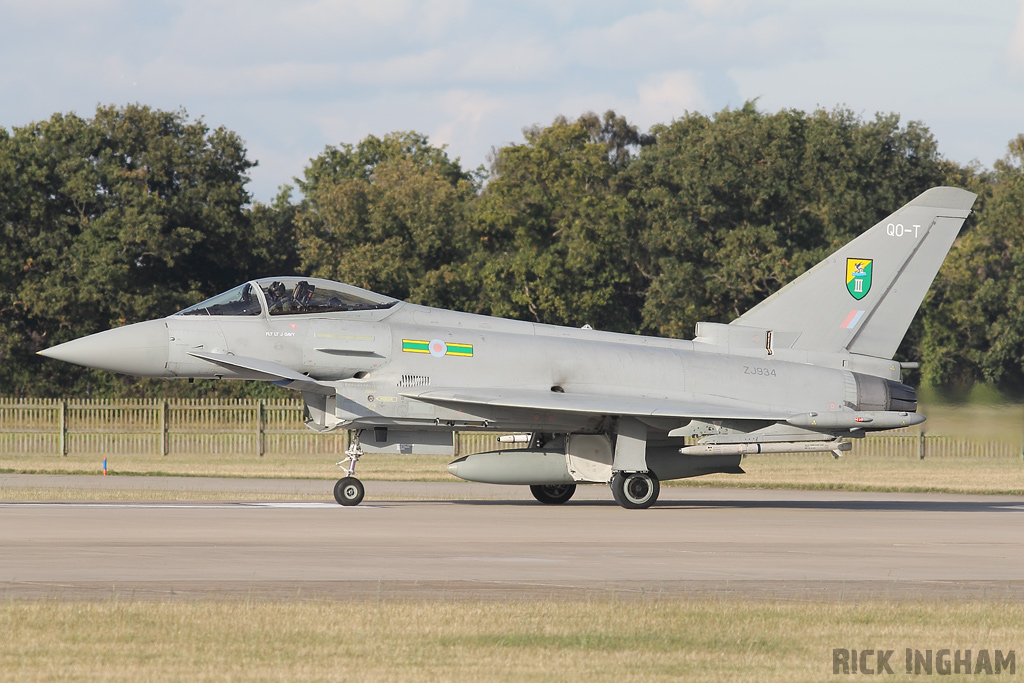 Eurofighter Typhoon F2 - ZJ934/QO-T - RAF