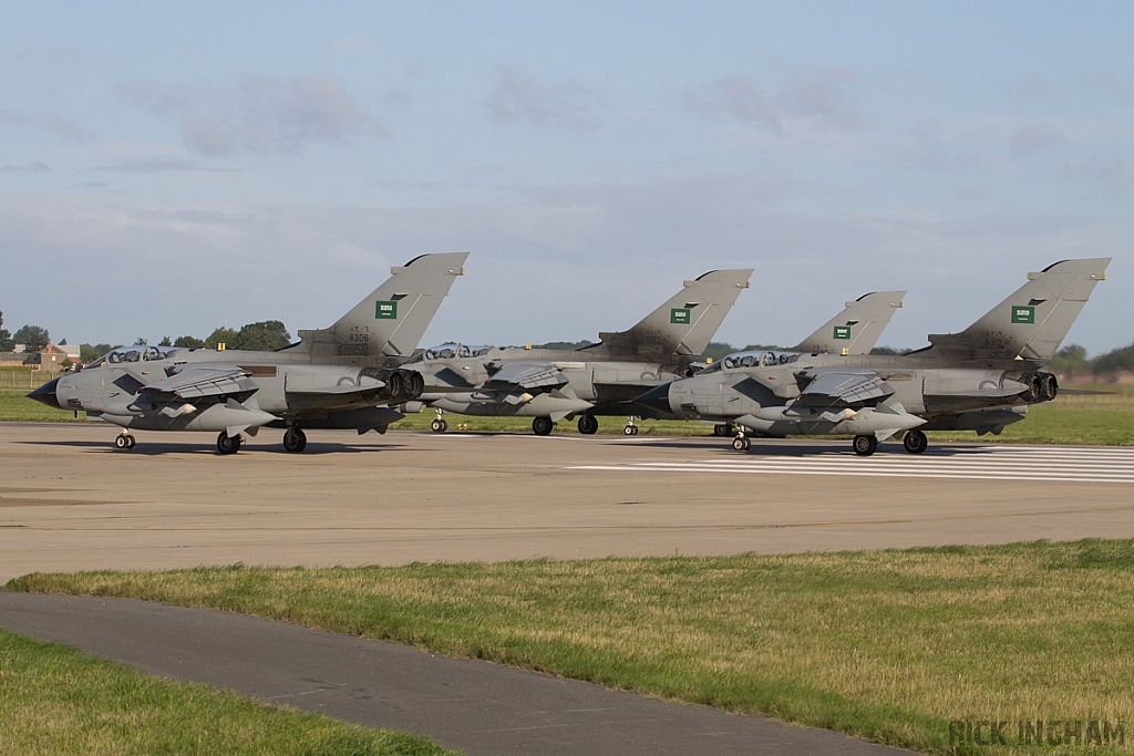 Panavia Tornado IDS -  8306 + 8312 + 7512 + 7507  - Saudi Air Force