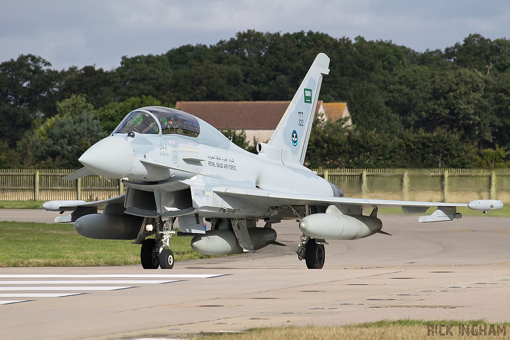 Eurofighter Typhoon T3 - 322 - Saudi Air Force