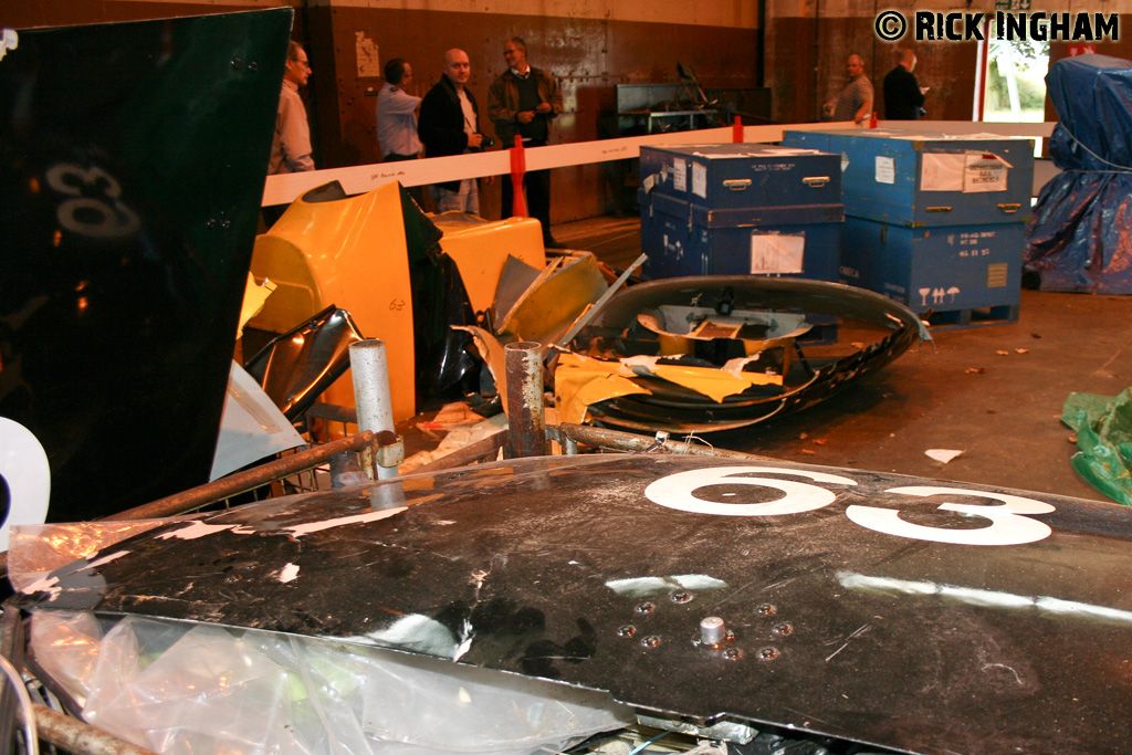 Wreckage of Eurocopter AS350BB Squirrel HT1 - ZJ263 - DHFS/RAF