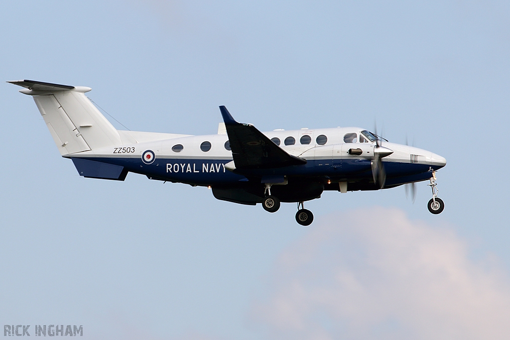 Beech King Air 350 Avenger - ZZ503 - Royal Navy