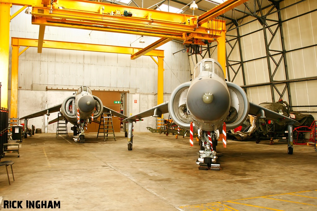 British Aerospace Sea Harrier FA2 - ZH796 + XZ440 - Royal Navy